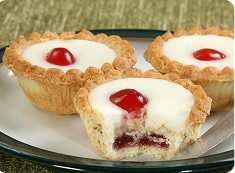 Cherry Bakewell Tarts